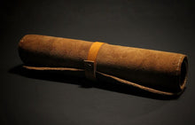 Load image into Gallery viewer, Travel Chess/Checker Board Leather Roll