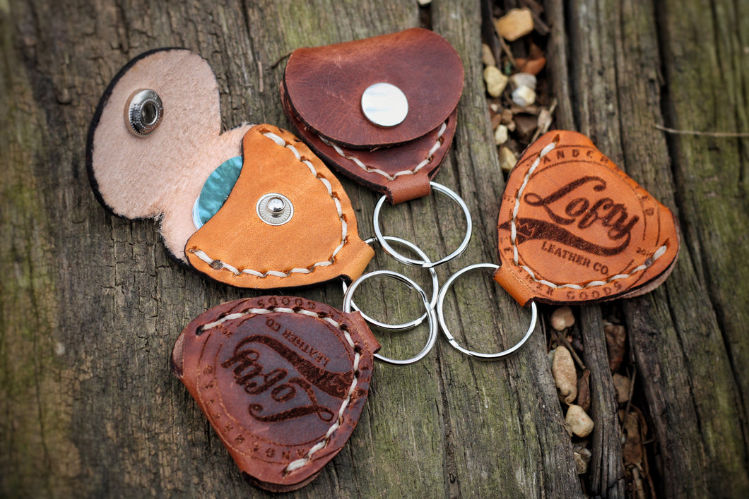 Guitar Pick Holder Key Fobs