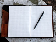 Load image into Gallery viewer, The Executive Notebook - Dark Brown &amp; Tan
